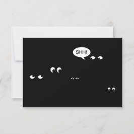 暗がりの中で待っていた。驚きのパーティー! 招待状