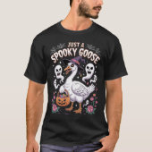暗くて怖い、ただのスプーキー・グース Tシャツ (正面)