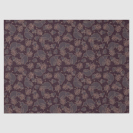 暗くて暗い上で鳥が鳴エレガントく 薄葉紙