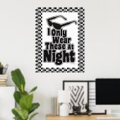 暗くなったらサングラス!ポスター ポスター (ホームオフィス)