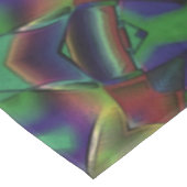 暗くなったカラフルの織り込みテープ テーブルクロス (アングル)