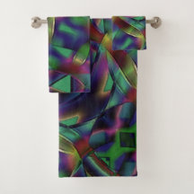 暗くなったカラフルの織り込みテープ