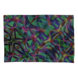 暗くなったカラフルの織り込みテープ 枕カバー