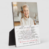 暗くなったフローラ写真を再び会うまで葬儀プラン フォトプラーク (側面)