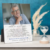 暗くなったフローラ写真を再び会うまで葬儀プラン フォトプラーク (側面)