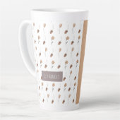 暗くなった森の夢 カフェラテマグ (左アングル)