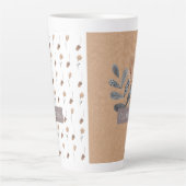 暗くなった森の夢 カフェラテマグ (正面)