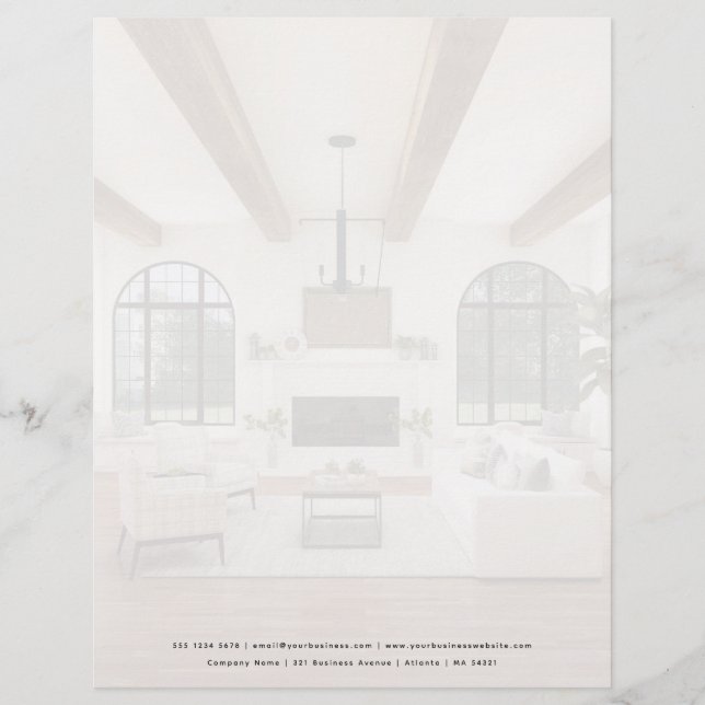 暗くなった業務用写真プロフェッショナルレターヘッド レターヘッド (正面)