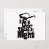 暗くなってからサングラス ポストカード (正面/裏面)