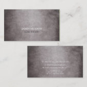 暗くグランジな音楽ミュージシャンのギターの先生 名刺 (正面/裏面)