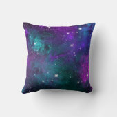 暗くムーディな銀河の宇宙 外銀河星空 クッション (裏面)