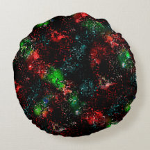 暗くモザイクのトレース下の派手な色のパッチ