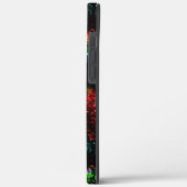 暗くモザイクのトレース下の派手な色のパッチ Case-Mate iPhoneケース (裏面 / 左)