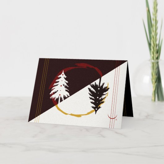 暗く光に カード (正面)