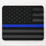 暗く動揺してな警察は米国旗のスタイルを作ります マウスパッド<br><div class="desc">ユニークで暗く動揺してな警察は印を付けます。</div>