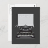 暗く嵐の夜だった ポストカード (正面/裏面)