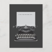 暗く嵐の夜だった ポストカード (正面)