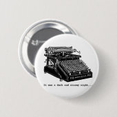 暗く嵐の夜だった 缶バッジ (正面&裏面)