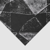 暗く幾何学的でグランジなパターンプリント 薄葉紙 (詳細)