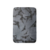 暗く曇った空のこうもり バスマット (正面縦)