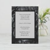 暗く森不気味の幽霊のよく出るハロウィーン 招待状 (スタンド正面)