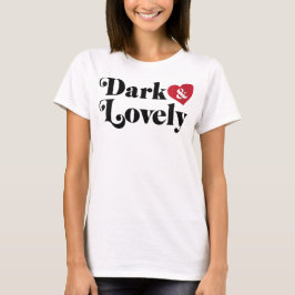 暗く美しい黒い歴史の月アフリカ誇りを持った  Tシャツ