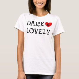 暗く美しい黒い歴史の月アフリカ誇りを持った  Tシャツ