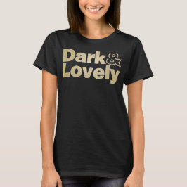 暗く美しい黒い歴史の月アフリカ誇りを持った  Tシャツ
