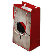 暗く邪悪なクリスマスの虫 スモールペーパーバッグ (裏面アングル)