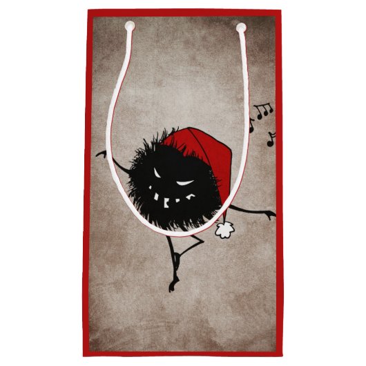 暗く邪悪なクリスマスの虫 スモールペーパーバッグ (正面)