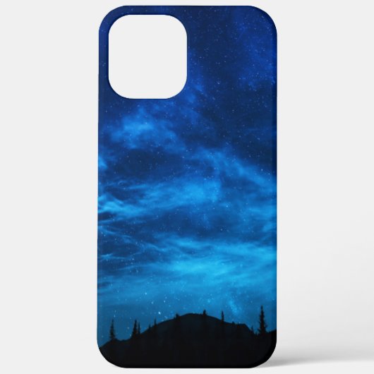 暗く青い空に輝く星 Case-Mate iPhoneケース (裏面)