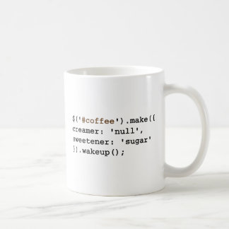 暗く、甘いJavaScript コーヒーマグカップ