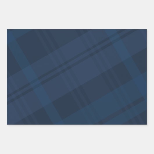 暗はっきりした色の緑の海軍の休日 ラッピングペーパーシート (正面2)