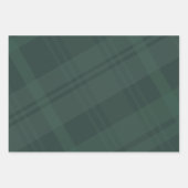 暗はっきりした色の緑の海軍の休日 ラッピングペーパーシート (正面)
