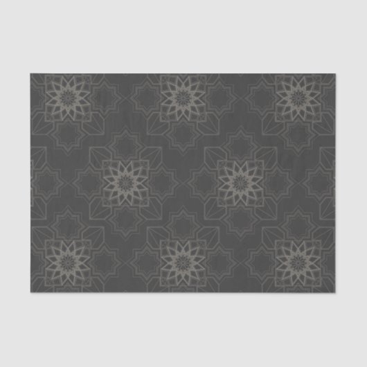 暗エレガントいパタ華美ーン 薄葉紙 (正面)