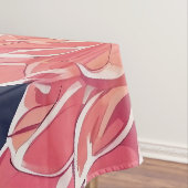 暗エレガントカラフルい背景にダリアの花 テーブルクロス (インサイチュ)