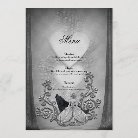 暗エレガントデザイン メニュー (正面)