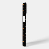 暗エレガント色の黄色いドット Case-Mate iPhoneケース (裏面 / 右)