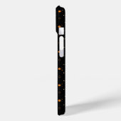 暗エレガント色の黄色いドット Case-Mate iPhoneケース (裏面 / 左)