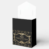 暗エレガント色ビクトリアンゴシック風の赤ちゃんシャワー フェイバーボックス (オープン)