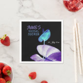 暗エレガント色、ブライダルシャワー紙ナプキン スタンダードカクテルナプキン (インサイチュ)