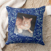 暗カスタマイズ色の猫ペット クッション (ブランケット)