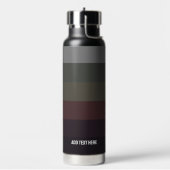 暗カッコいい色の組み合わせ ウォーターボトル (左面)