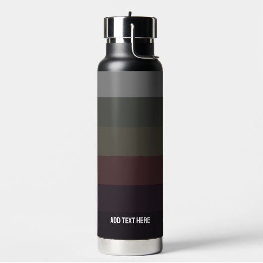 暗カッコいい色の組み合わせ ウォーターボトル (左面)