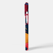 暗カラフルい背景のハート Case-Mate iPhoneケース (裏面 / 左)