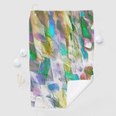 暗カラフル色、不透明、悪魔の戦い ゴルフタオル (インサイチュ)