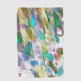 暗カラフル色、不透明、悪魔の戦い ゴルフタオル