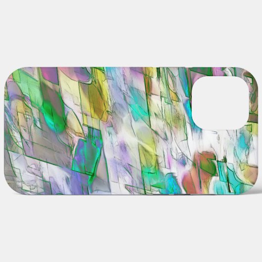 暗カラフル色、不透明、悪魔の戦い Case-Mate iPhoneケース (裏面 (横))