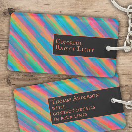 暗カラフル闇に落ちる光 キーホルダー