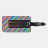 暗カラフル闇に落ちる光 ラゲッジタグ (裏面横)